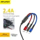 Awei CL-971 Multi Charger Cable 3 In 1 2.4A Fast Charging Wire For iPhone Xiaomi USB Type C Mobile