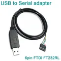 6Pin FTDI FT232RL FT232 Module For Arduino USB to TTL UART Serial Wire Adapter RS232 Download Cable