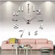 DIY Wanduhr 3D Spiegel Uhr Kreative Acryl Wand Aufkleber Wohnzimmer Quarz Nadel Europa Horloge Home
