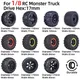 170MM 155MM 150MM Tyre Weel 17mm Hub Hex for 1/8 RC Car Monster Truck HSP HPI Traxxas