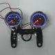 Universal Motorcycle Speedometer Odometer Gauge 0~180km/h 13000 RPM LED Backlight Tachometer Set