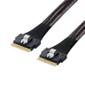 PCIe 4.0 SlimSAS 8i (SFF-8654) to SlimSAS 8i (SFF-8654) Cable 50cm 80cm