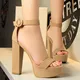 BIGTREE Elegante Sandalen Frauen High Heels Pumps Super High Heel 13 5 Cm Sexy frauen Bankett Schuhe