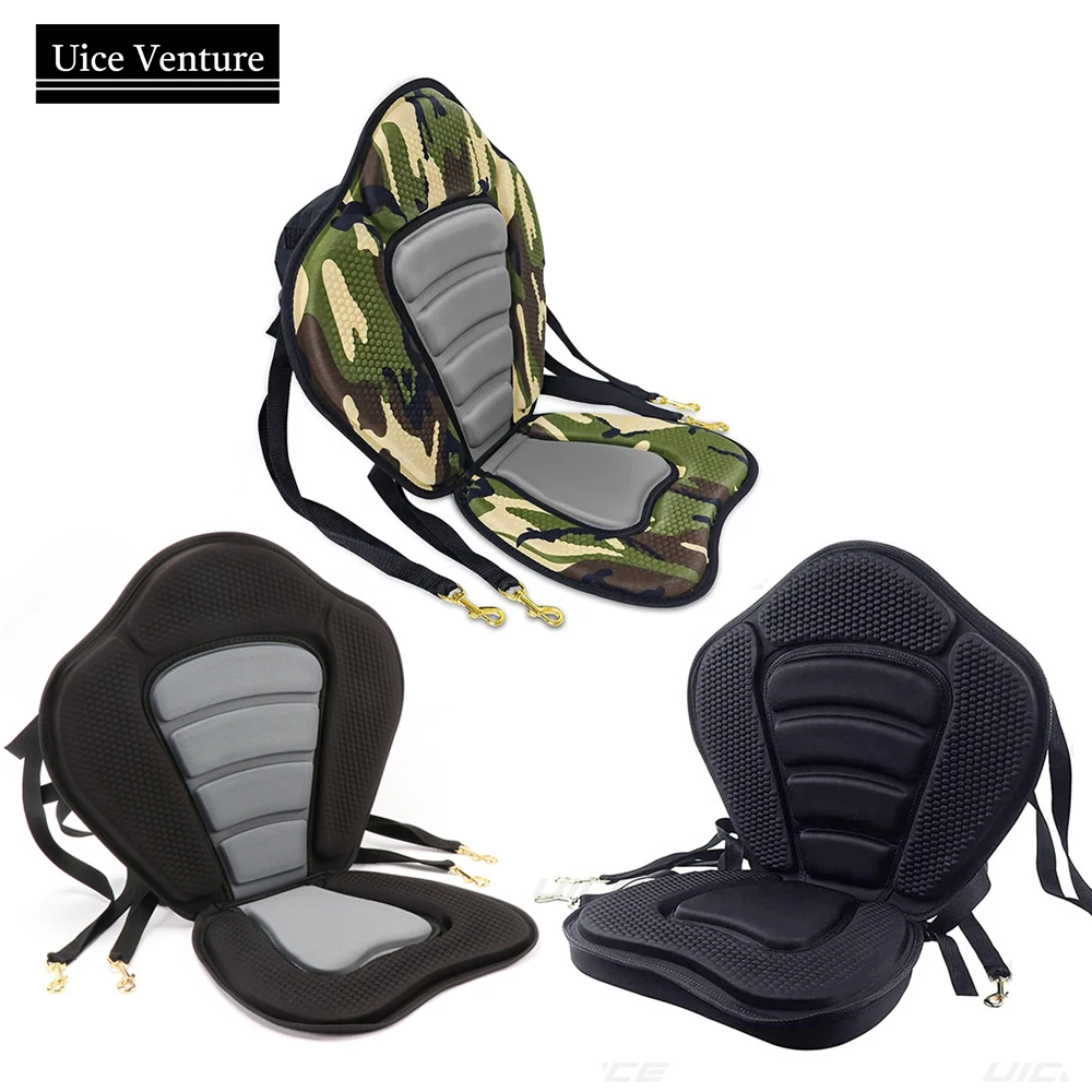 Kajaksitz Kajakzubehör Verstellbare Rückenlehne mit Kissen Paddelbrett Kajak Gepolsterter Sitz Image