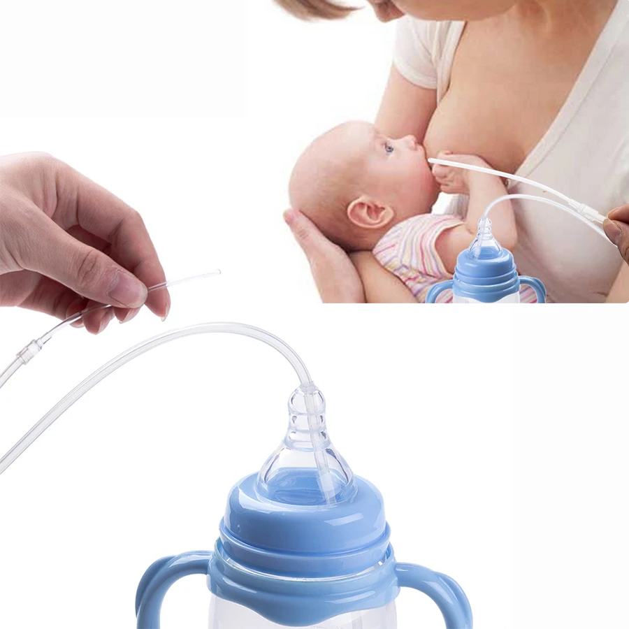 Food Grade Silikon Schlauch Baby Milchpumpe Zubehör Baby Entwöhnung Pflege Assistent Rohr Stillhilfe Baby Milchpumpe Neue Image