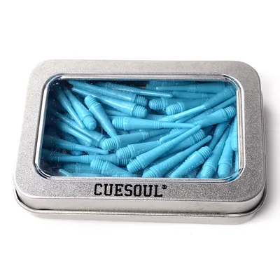 CUESOUL 100 Stück blaue Soft-Tip-Punkte für Soft-Tip-Darts Image