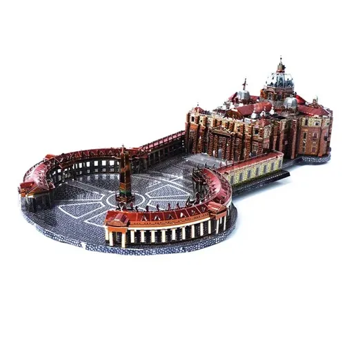 DIY Bau Modell 3D Metall Puzzle mehrfarbig st. peters Basilika Kirche Miniatur Montage Modell Puzzle