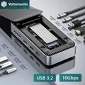 Yottamaster USB 3.2 Docking Station M2 SATA NVMe NGFF External Case SSD Enclosure Solid State Disk