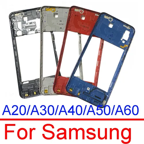 Für Samsung Galaxy A20 A30 A40 A50 A60 Mittleren Frame Gehäuse Fall A205 A405 A305 A505 Mittleren