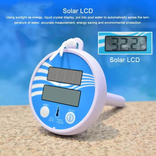 Schwimmendes digitales Pool thermometer Solar schwimmbad schwimmendes Thermometer Badewanne Spa
