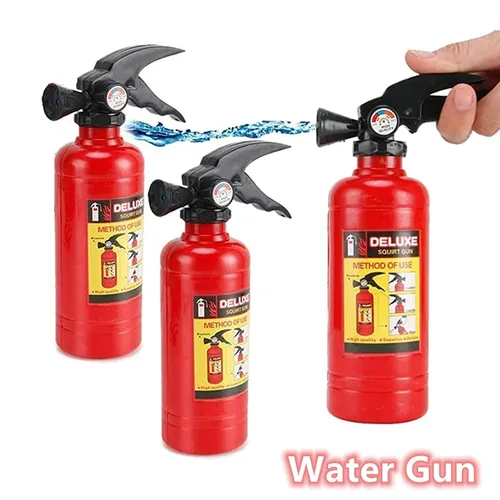 Lustige Mini Feuerlöscher Spielzeug Wasser pistolen Sprüh wasser Außen pool Strand Sommer Spielzeug