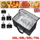 Insulated Thermal Cooler Bag Drink Storage Large Chilled Bags Cool Lunch Foods Lunch Box Zip Picnic