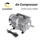 Cloudray 135W Luft Kompressor Elektrische Magnetische Luftpumpe für CO2 Laser Gravur Schneiden