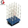 4X4X4 Blau Grün Gelb Rot LED Licht Cube Kit 3D LED DIY Kits Elektronische Suite für Arduino Smart