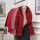 Hood Detachable Winter Coat for Women 2023 New Woman Puffer Down Jacket Portable Ultralight Long