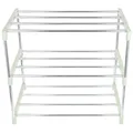Shoe Rack Organizer Shelf Storage Shoes Entryway Layer Tower Metal Three Stackable Stainless Cabinet