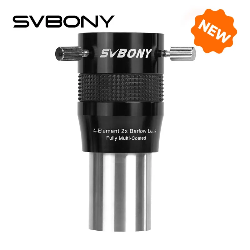SVBONY SV216 1,25" 2X/3X 4-Element-Barlow-Objektiv für die Bildgebung visueller Anwendungen Image