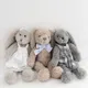 Animal Plush Toy Cute Bunny Dolls with Dress Long Ear Stuffed Rabbit Teddy bear Soft Toys For