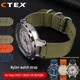 High quality men's strap accessories 24x16mm For timex watch strap men's tide compass strap T2N721