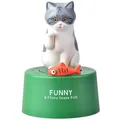Cute Cat Mechanical Timer Magnets Timer Kitchen Reminder for Refrigerator and Microwave Oven Study