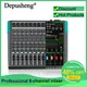 Profession eller audio mixer depusheng mg8 8 kanal sound board konsole dj mixing desk system