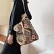 Dame stricken Zigeuner Bohemian Boho Chic Azteken Einkaufstasche Frauen häkeln Wolle Open Shopper