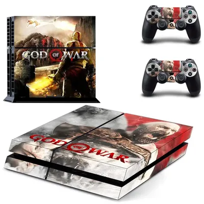 Gott des Krieges PS4 Aufkleber Play station 4 Haut PS 4 Aufkleber Aufkleber Abdeckung Für PlayStation 4 PS4 Konsole & controller Skins Vinyl