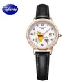 Disney Winnie Pooh Cartoon für Mädchen Uhr drehbares Zifferblatt lässig Japan Quarz Armbanduhr