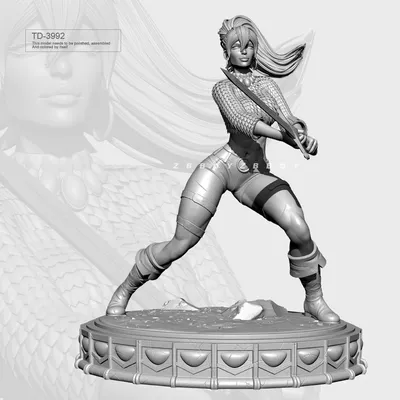 38mm 50mm 75mm Harz modell kits figur schönheit farblos und self-assembledTD-3992 Image