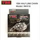 YBN BMX Single-speed Half-Link Bicycle Chain MK918 102L Suitable for Single-speed Bicycles Like