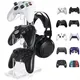 Floor Stand Display Holder Universal 3 Tier Controller Holder and Headset Stand Game Accessories for