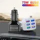 Olaf 75W USB Car Charger 6 Port Car Phone Charger Quick Charge 3.0 For iPhone Samsung Tablet Fast