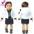 18 zoll Amerikanischen OG Mädchen Puppe Kleidung Mantel 40 Cm Baby Puppe Rock Outfits Kinder Mädchen