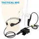 Tactical Heavy Duty Headset Neck Throat Mic U94 PTT for Motorola MTP850S XIR P8268 P8200 APX4000