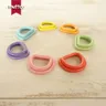 Metal Colourful D ring DIY for Dog Collar 20mm and 25mm Connection alloy metal 7 colours