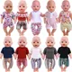 43 cm Baby New Born Clothes For 18 Inch American Doll Girl Toy 17 Inch Baby Reborn Doll Clothes