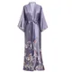 Satin Sleepwear Women Brides Wedding Robe Sleepwear Silky Nightgown Casual Bathrobe Animal Rayon