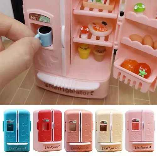 Kunststoff Miniatur Kühlschrank Kühlschrank antike Simulation Kühlschrank Kühlschrank Modell