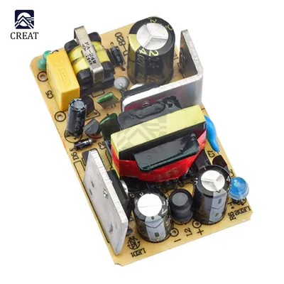 12V 2,5 A Power Adapter Bare Board Schalter Überwachung LED Geregelten Power Board Modul Schalt Image