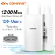 Gigabit Port EW72V2 1200Mbps Dual Band 5Ghz High Power Outdoor AP Street ParkWifi Router Antenna Wi
