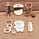 10PCS 6 Styles Doctors Dripping Oil Charm Stethoscope Syringe Nurse Big White Pendant For Bracelet