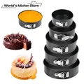 Removable Bottom Non-Stick Metal Bake Mould Round Cake Pan Bakeware Carbon Steel Cakes Molds cake