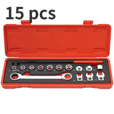 Allsome Ratschet Serpentine Belt Tool Set Verlängerungsstange, verstellbare Demontage, spezielle Autoreparaturwerkzeuge