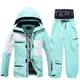 Schnee anzug Bekleidung für Männer und Frauen wasserdichte Winter hose Ski-und Snowboard overalls