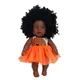 12inch baby puppe mit kleidung spielzeug puppe als geschenk für kinder afrika schwarz puppe mit