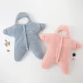 0-9 Months Newborn Clothes Winter Keeping Warm Baby Sleeping Bag Soft Fleece Infant Sleepsack Cute