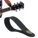 Schwarz Leder Gitarre Strap Halter Taste Safe Lock für Akustische Elektrische Klassische Gitarre