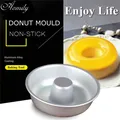 Aomily Anodized Aluminum Alloy Donut Pan Mould DIY Chiffon Cake Mold Kitchen Bakery Baking