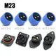 M23 2+1+5 Battery Connector Scooter 2+0/2+1+3 Electric Bike Male Female Plug Socket Power Connectors