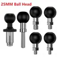 1 inch Mirror Ball Head Adapter to M6 M8 M10 Screw for Garmin Mount Motorcycle GPS Phone Car Bracket